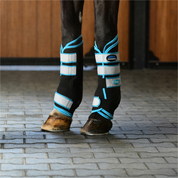2025 Weatherbeeta Therapy-Tec Stable Boots Wraps 1001574 - Blue